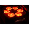 Algam Lighting 6 x 12W RGBWAUV LED Battery Par Can Uplighter