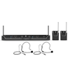 LD Systems U308 BPH 2 dual wireless microphone system with bodypacks
