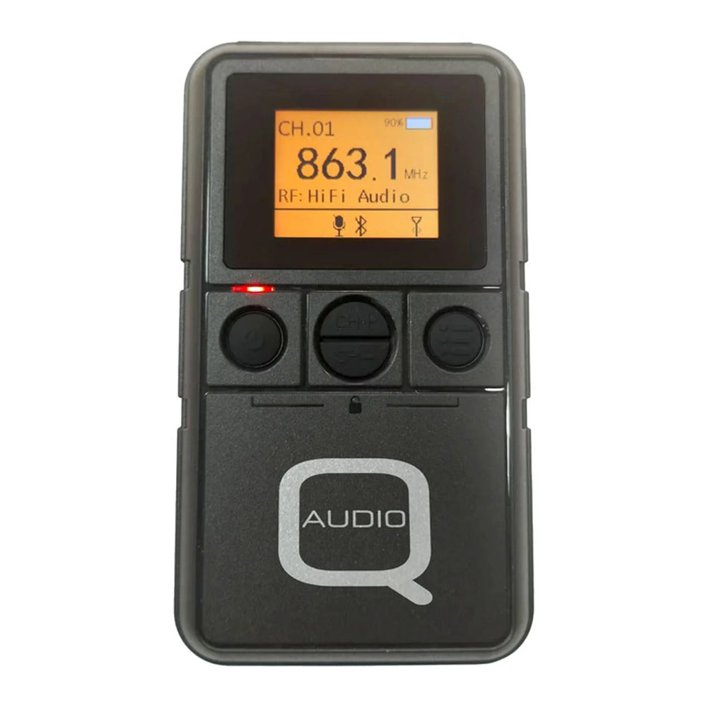 Q-Audio QSD-3PRO BTX Battery Powered Silent Disco Bluetooth Transmitter 863-865MHz