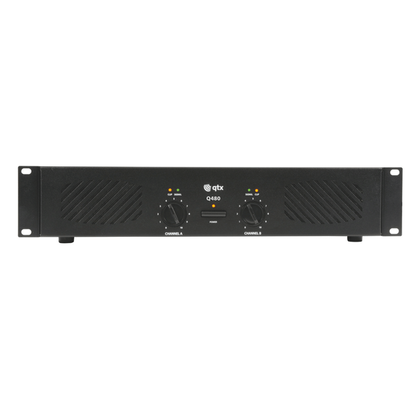 QTX Q480 2 x 240w Stereo Power Amplifer