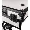 Showgear Portable Z - Style Table Hybrid Flight Case DJ Booth White