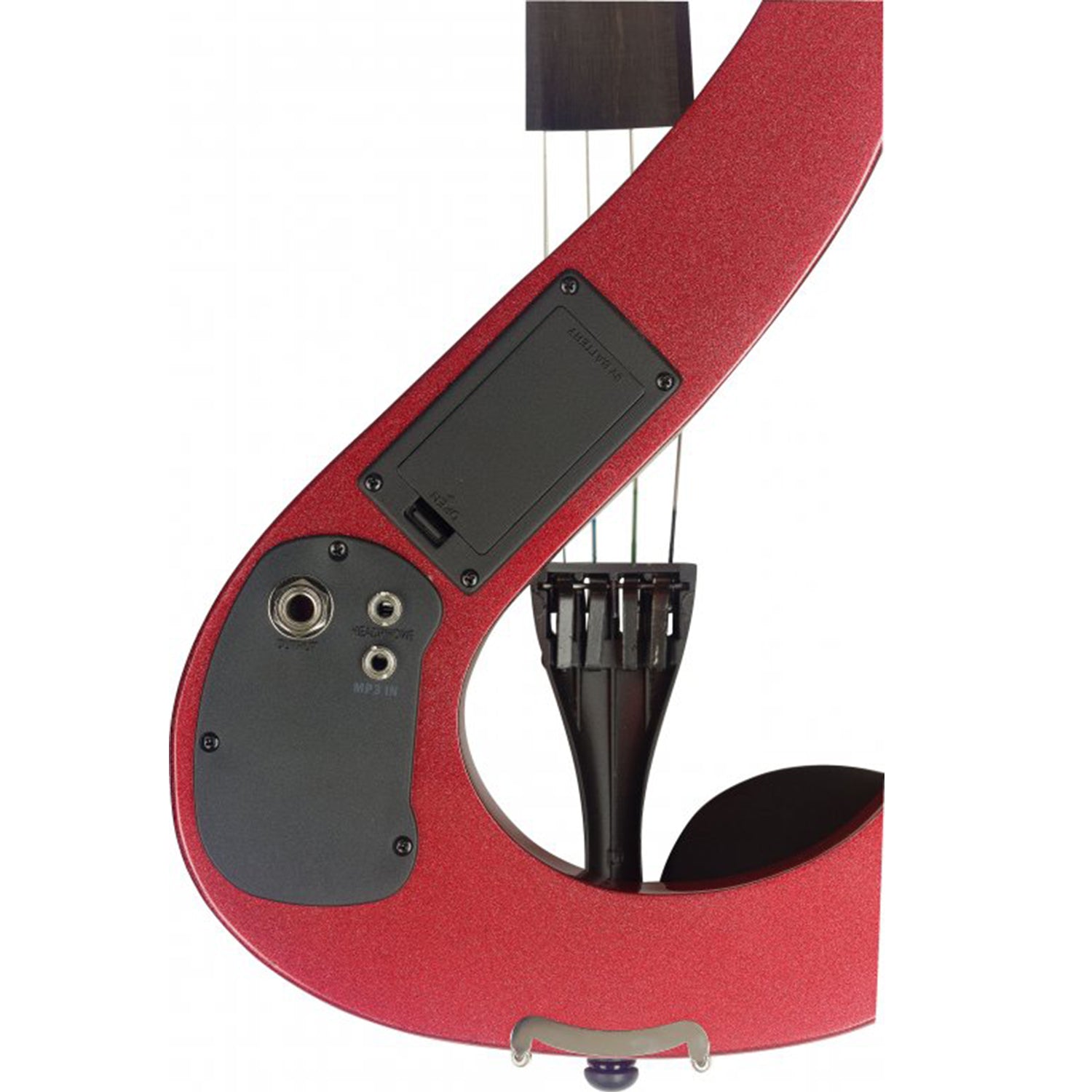 Stagg EVN 4/4 MRD Metalic Red 4/4 Electric Violin Set with Softcase and Headphones