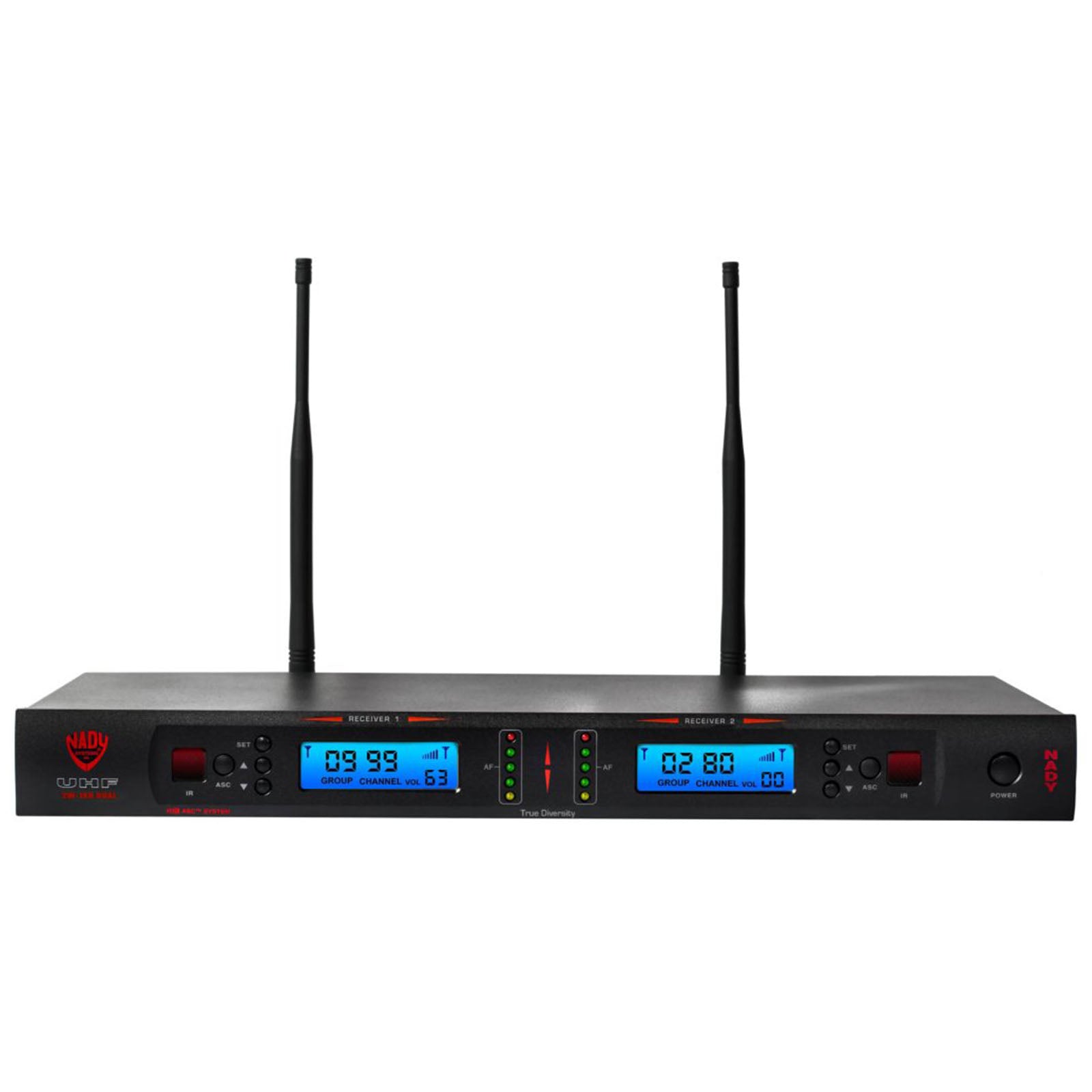 Nady 2W-1KU HT-EU1 Dual True Diversity 1000-Channel Professional UHF Wireless System