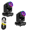 2 x Stagg SPECTER 90 moving heads with flower effect and green laser