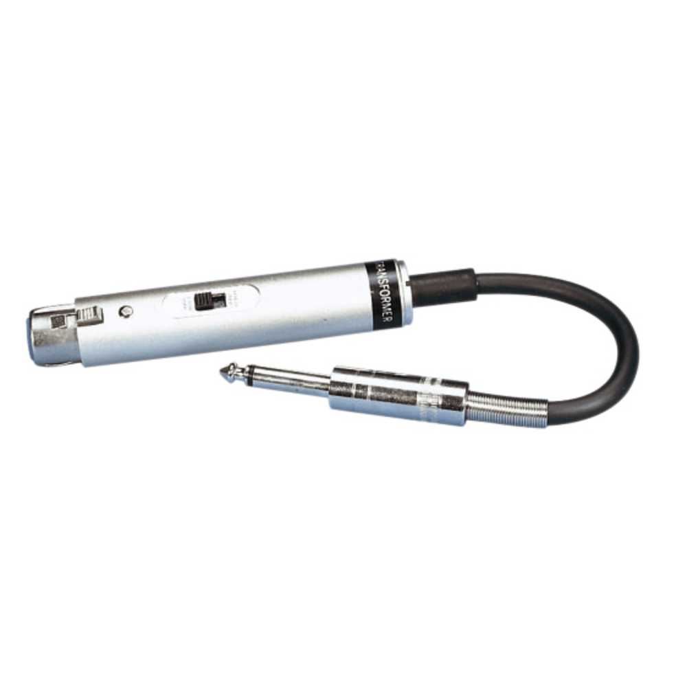 Soundlab XLR to 3.5mm Jack Dual Impedance Microphone Matching Transformer - Professional audio equipment for improved sound quality.