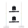 2 x Chauvet DJ FLEXstand FX ILS White LED Square Base Stand