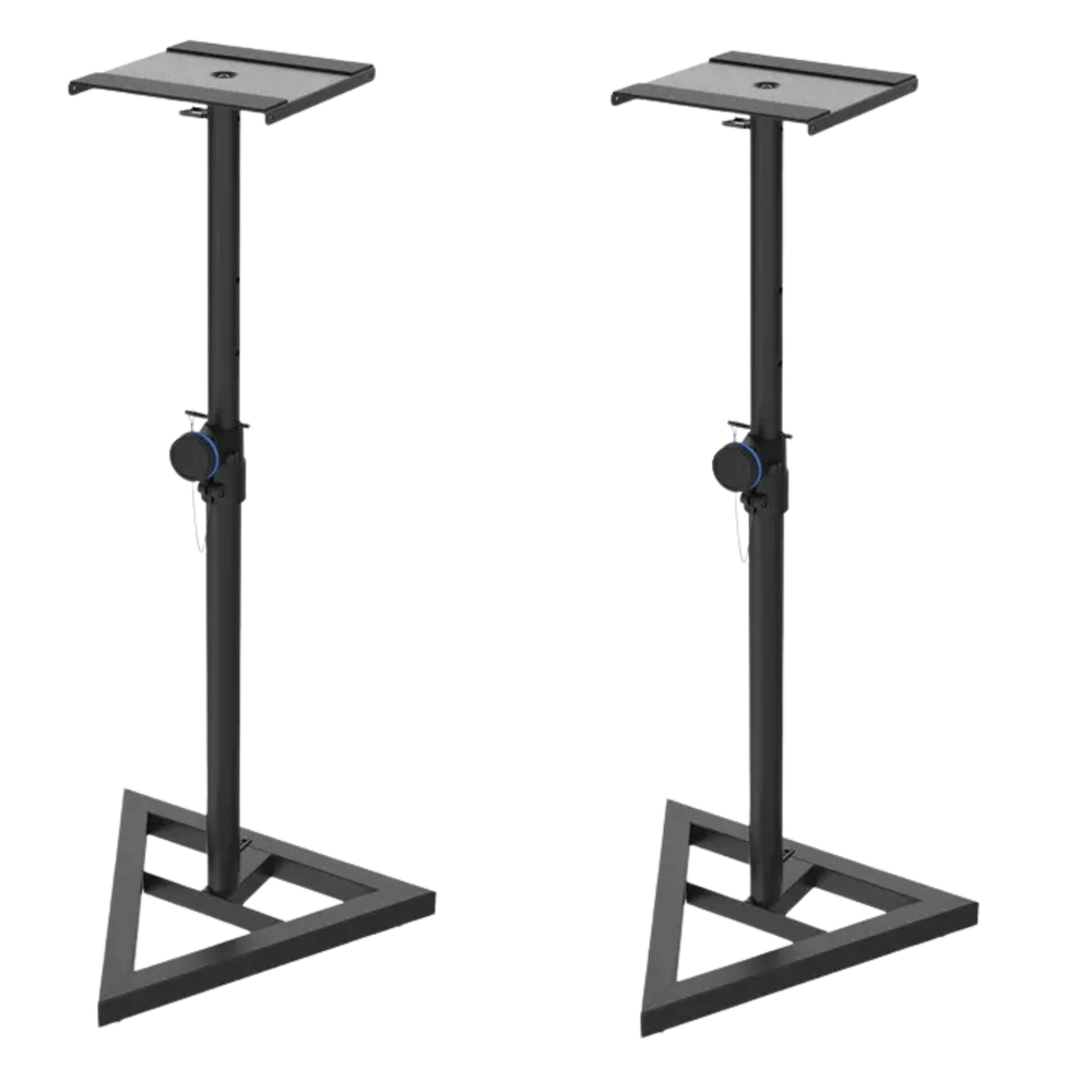 2 x Ultimax UTX 600 Floor Standing Monitor Stands