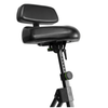Gravity FM SEAT1 BR height adjustable stool with footrest and backrest