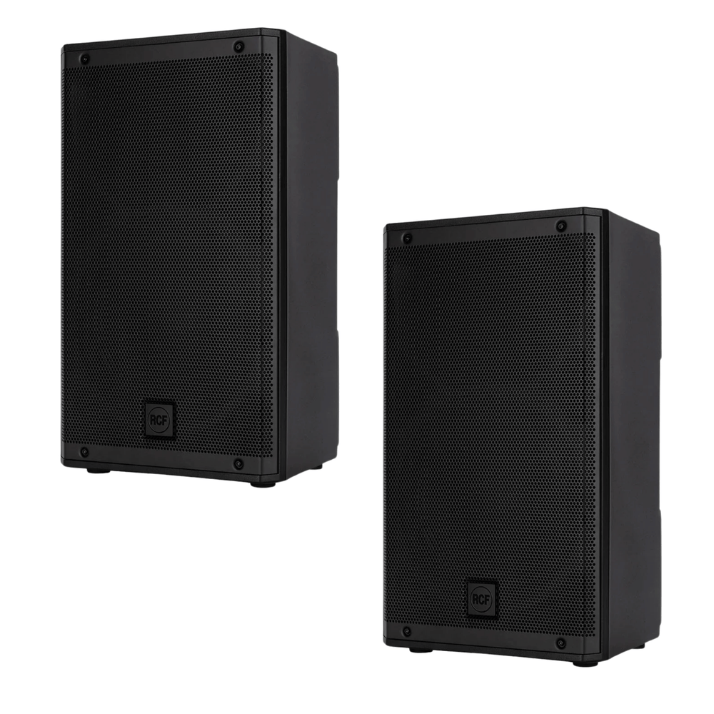 2 x RCF ART 910-A 10" 2100W Active Speakers