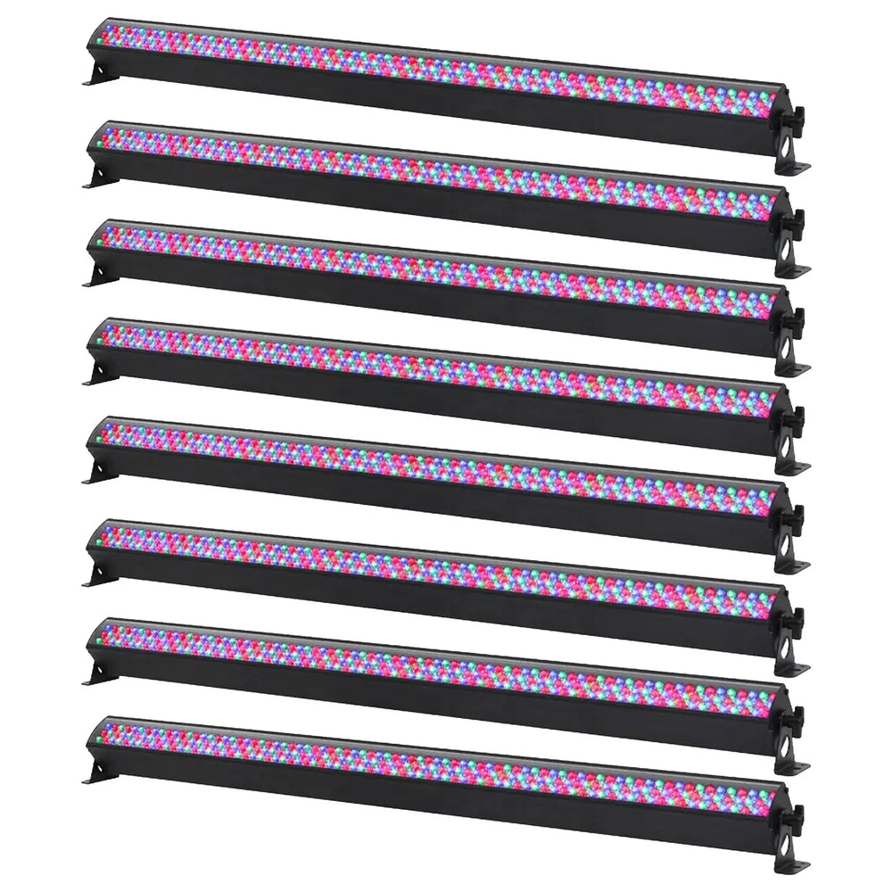 8x Equinox LED RGB Power Batten MKII