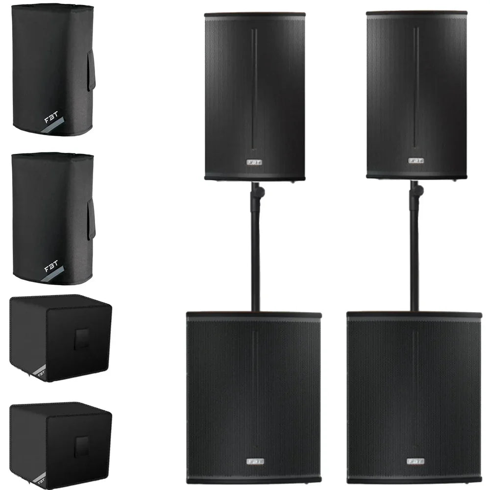 FBT X-4000 X-Lite 112a & X-Sub 118sa Speaker Package with Covers