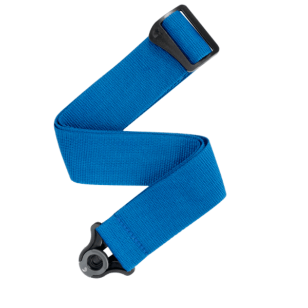 D'Addario PWSAL402 blue auto lock polypro guitar strap