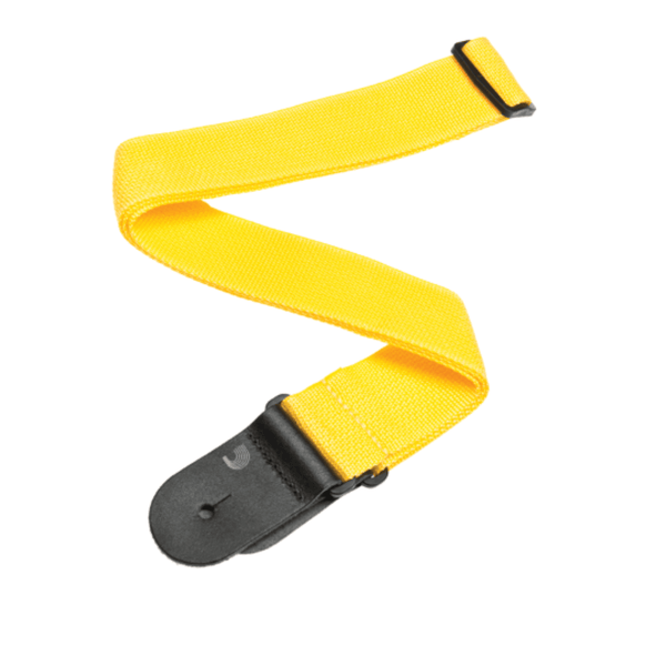D'Addario PWS110 Yellow Guitar Strap