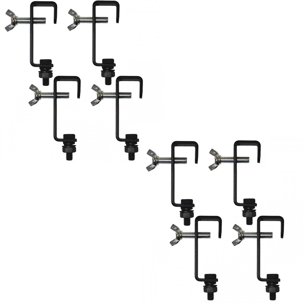 8 x Equinox 25mm G Clamp for DJ Booth - DY Pro Audio