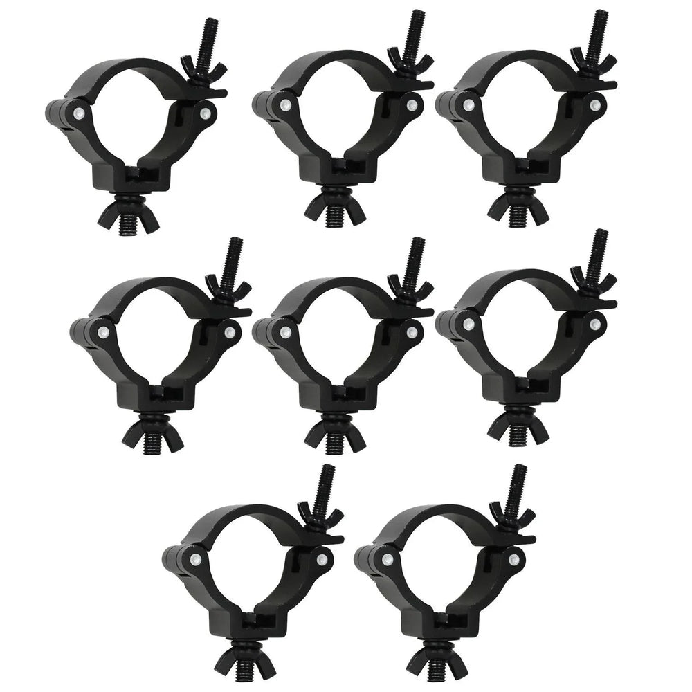 8 x Equinox TC 50S Aluminium 50kg 48-51mm Half Coupler Black - DY Pro Audio
