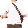 Stagg SWO-SAM1-BLUE Woven Nylon Guitar Strap South American Patten