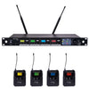 Citronic TU4 Quad PLL Wireless Microphone Set 4 x Bodypack Transmitters
