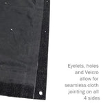 LEDJ 6 x 4m Black PRO LED Starcloth System (Excludes Controller)