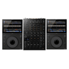 2 x AlphaTheta CDJ-1500X DJ Multi Player & AlphaTheta DJM-V5 3 Channel Mixer