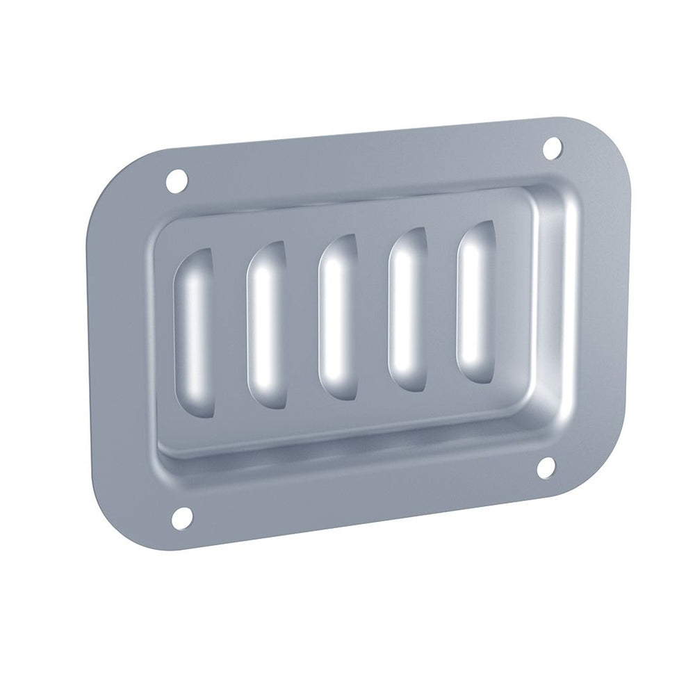 Medium PennBrite Penn Elcom D0516Z dish panel with vertical louvre vents for enhanced ventilation in rack cases.