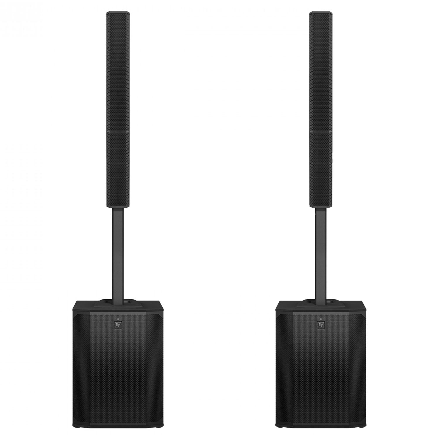 2 X Electro-Voice Evolve 90 Column PA System, Black