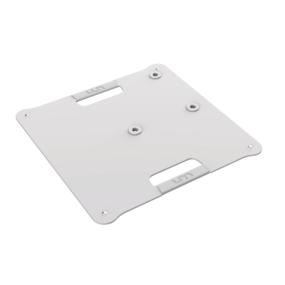 Ultimax UTX BASE 6 White Square Base Plate for 35mm Poles