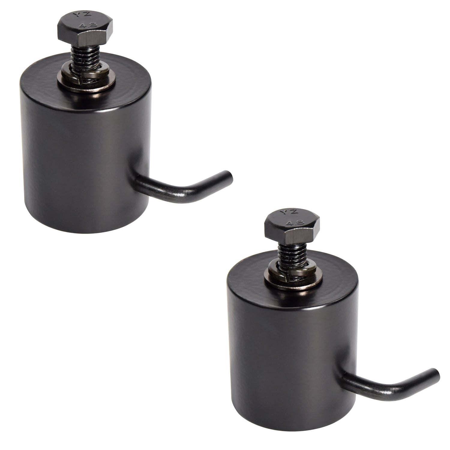 2 x QTX 35mm Lighting Stand Top Hat Cap