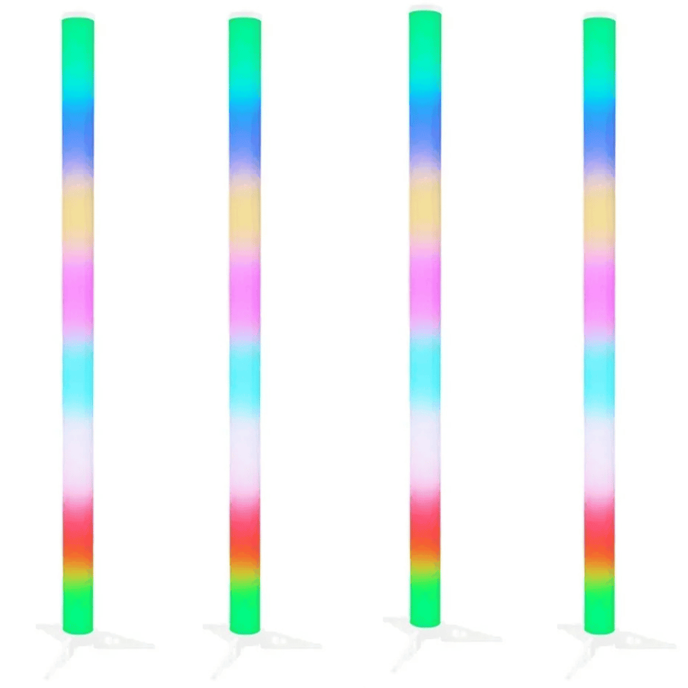 4 x Equinox Pulse Tube Colour Changing Tube