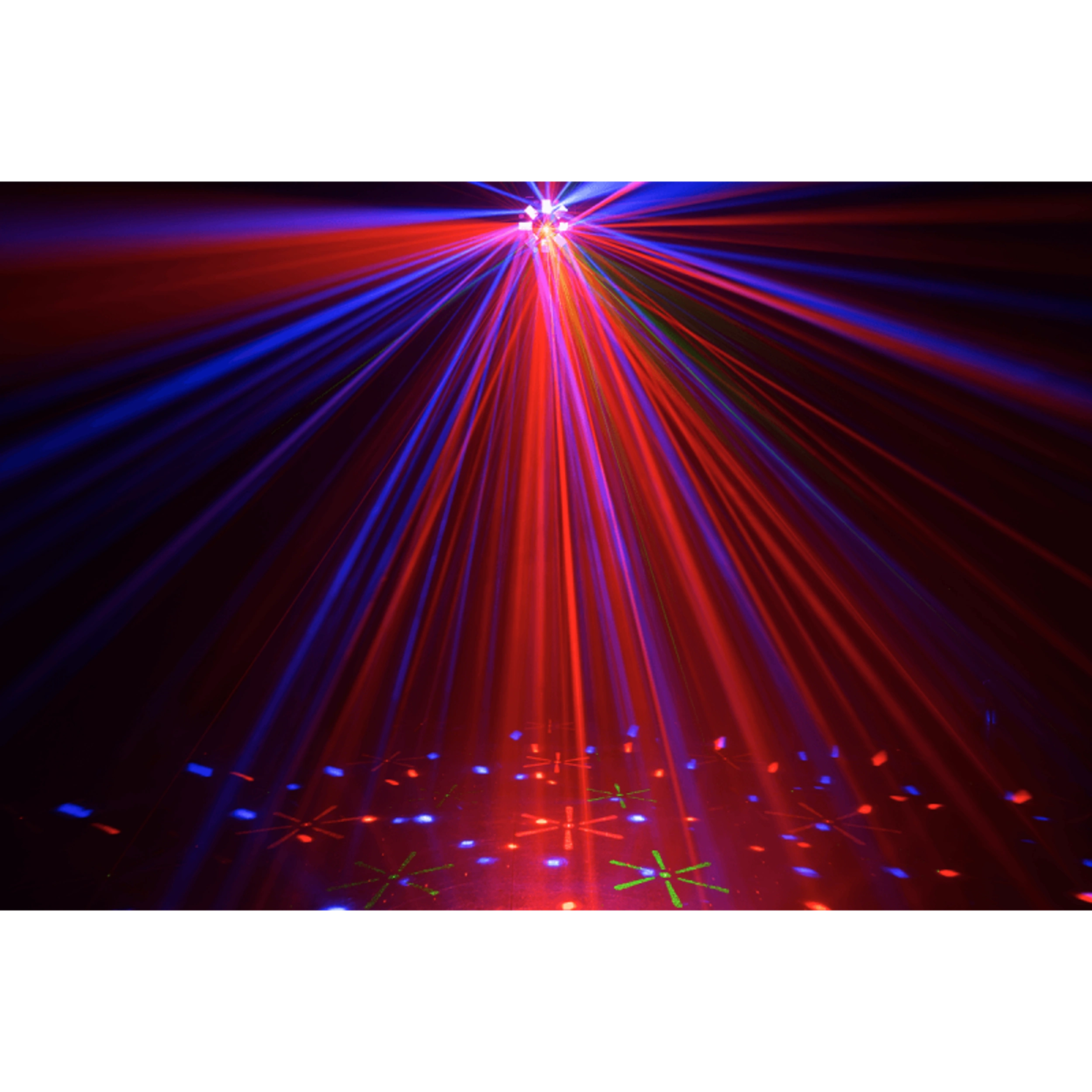 Algam Lighting PHEBUS2 3-in-1 Combo LED Light Effect Derby, Strobe or Wash, Laser