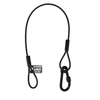 Pack of 4 Equinox 35mm black stainless steel safety wires