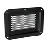 Penn Elcom D2101K-04 Large Very Shallow Black Dish with Perforated Vents
