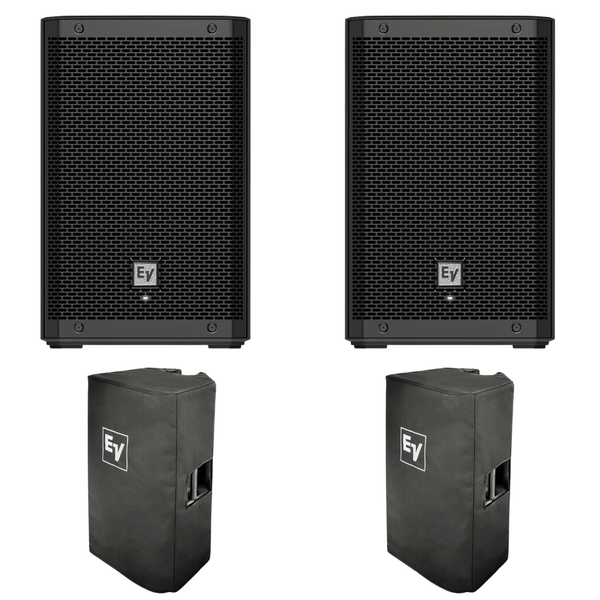 2 X Electro-Voice ZLX8P-G2 8" Active PA Speaker With Bags