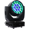 2 x Algam Lighting MW19X15ZX 19 x 15W RGBW LED Wash Moving Head + Zoom