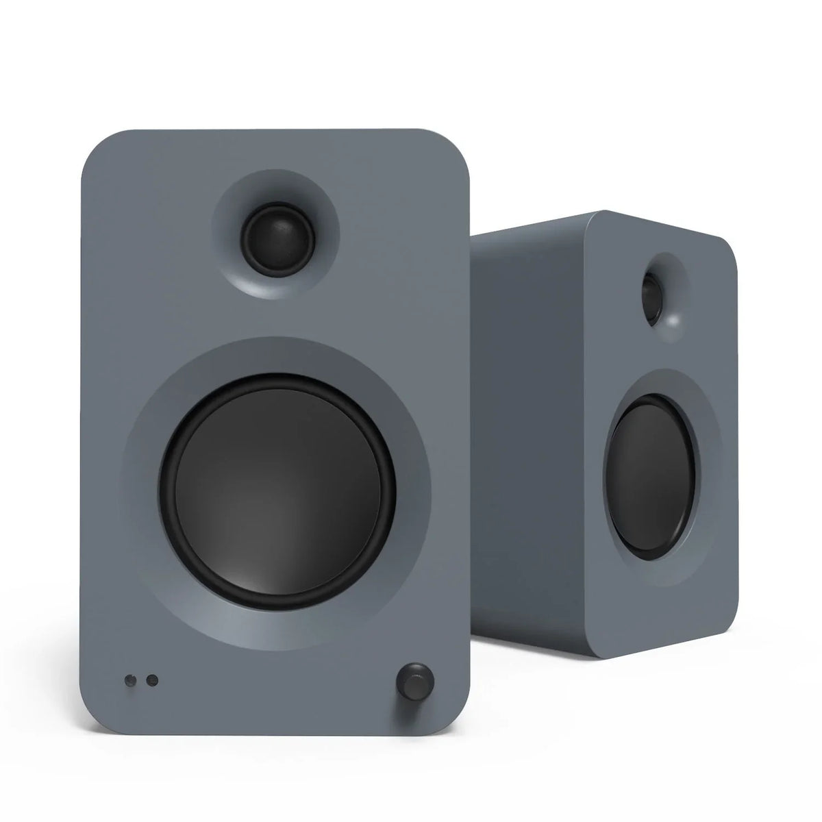 Kanto REN 200W Powered Bookshelf Speakers Pair with HDMI ARC USB-C and Bluetooth 5.3 - Matte Grey