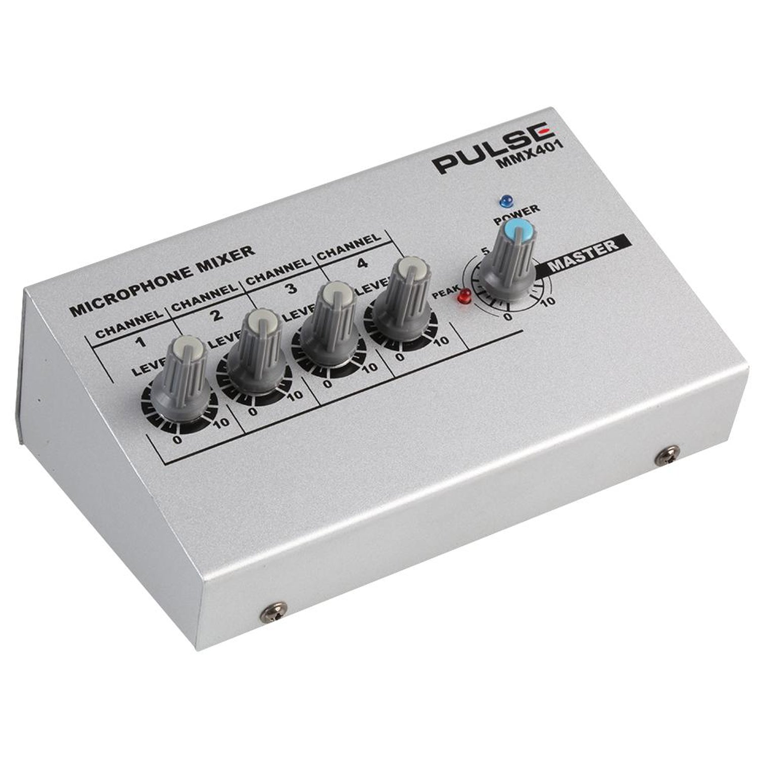 Pulse MMX401 4 Channel Mini Microphone Mixer