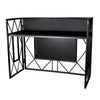 Equinox Truss Booth XL matt black large DJ booth with black acrylic panels