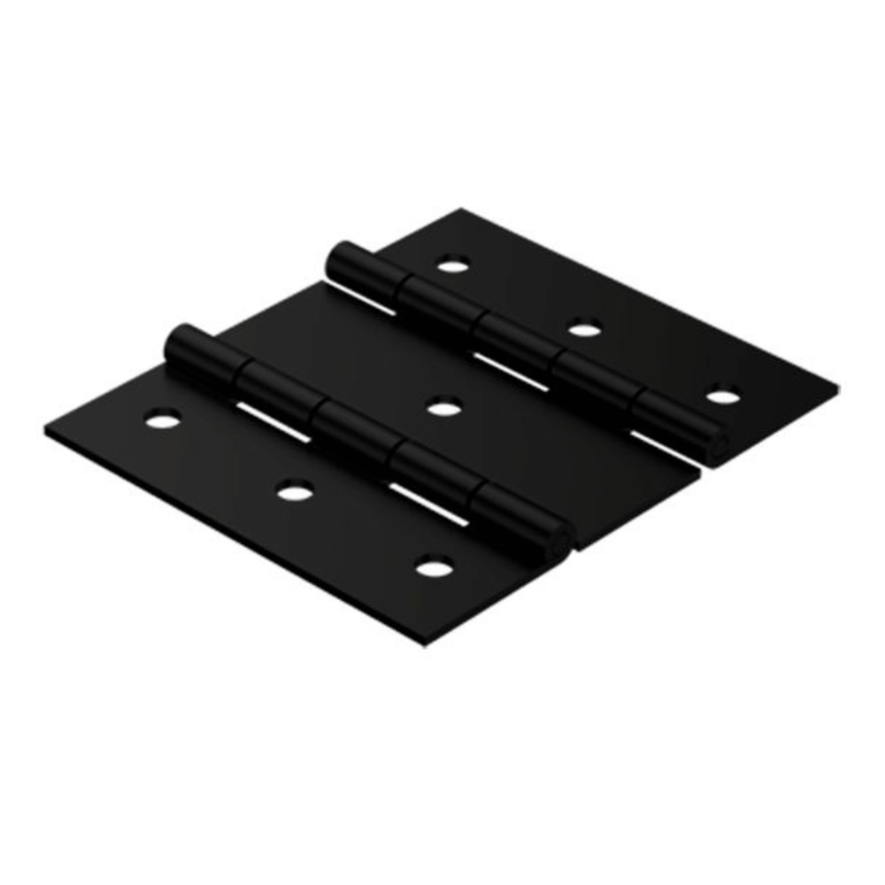 Penn Elcom 83.5mm x 70mm Double Knuckle Black Hinge