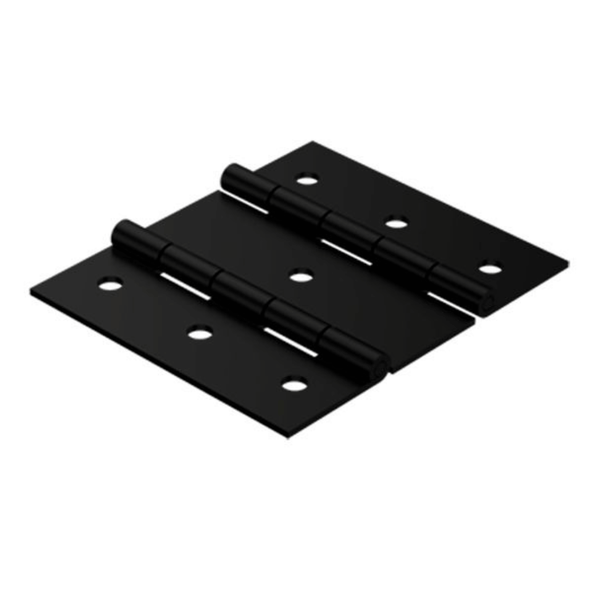 Penn Elcom 83.5mm x 70mm Double Knuckle Black Hinge