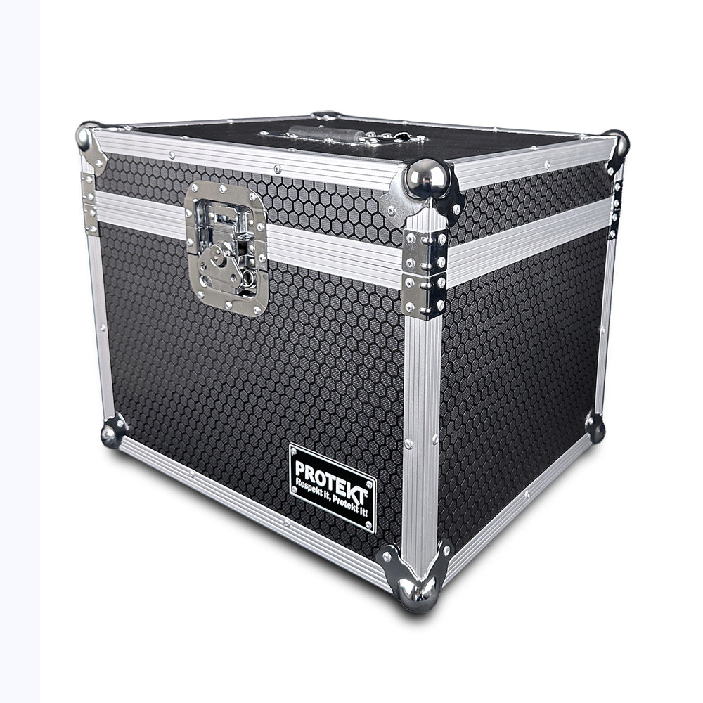 Protekt Plus vinyl record storage case holding 100 12-inch LPs