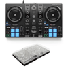 Hercules DJControl Inpulse 200 MkIII DJ controller with Decksaver cover