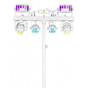 White 5-in-1 Equinox Gigabar FX1 lighting rig for DJs and weddings