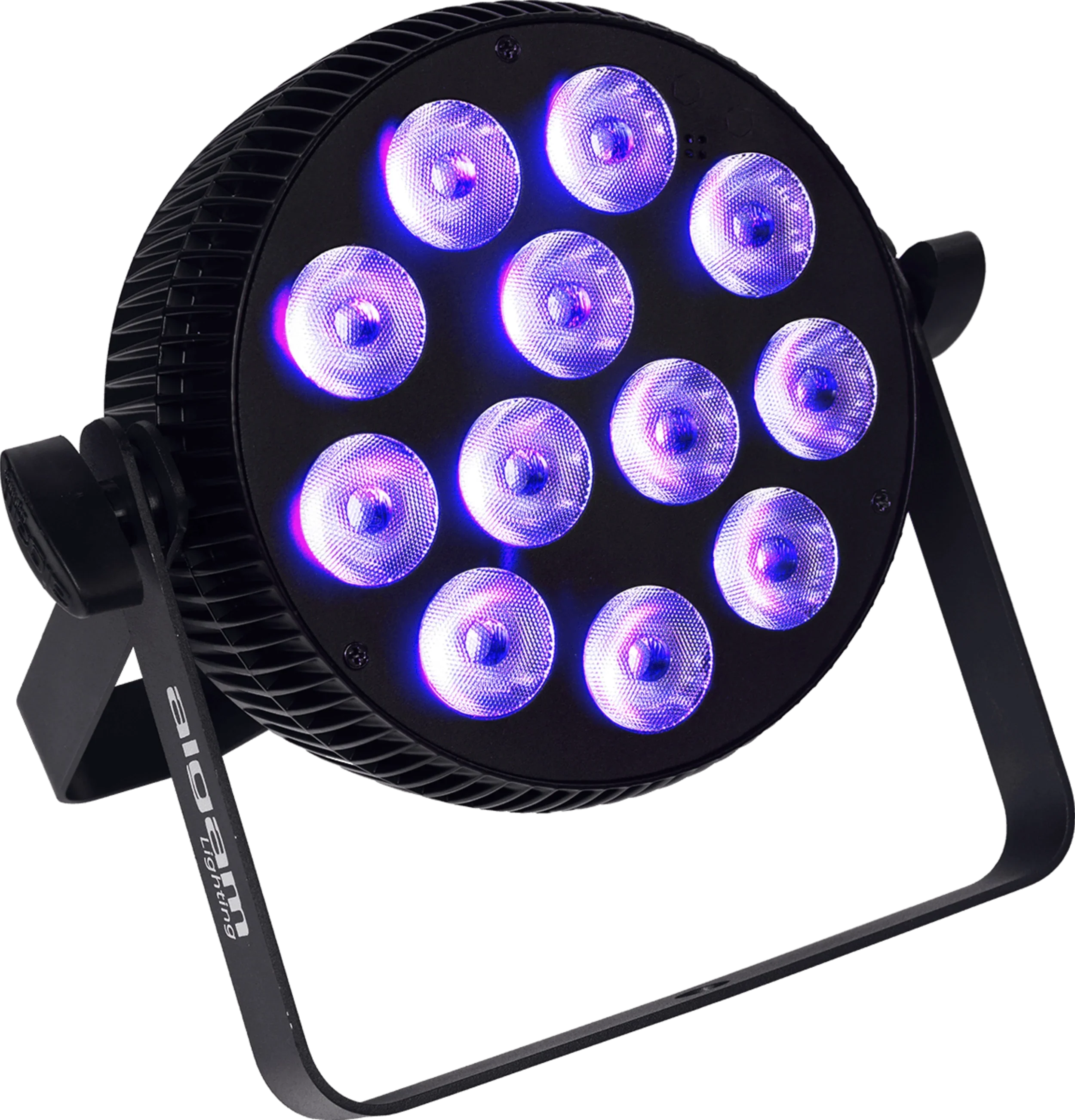 Algam Lighting SLIMPAR-1210-HEX12 x 10W RGBWA+UV LED PAR Can