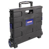 Duratool Light Duty Plastic Folding Crate Trolley, 20kg