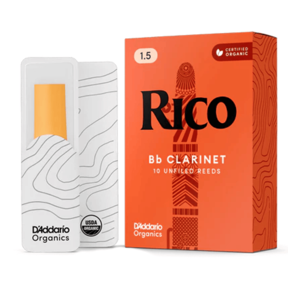 D'Addario RCA0315 Rico Clarinet Reeds Bb #1.5 3 Pack