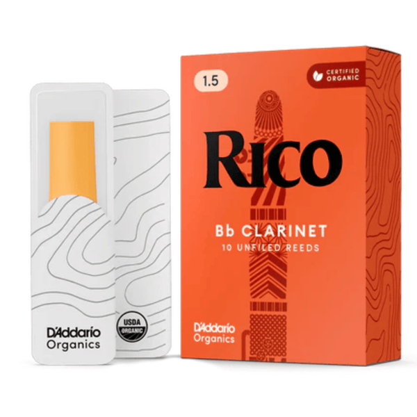 D'Addario RCA0315 Rico Clarinet Reeds Bb #1.5 3 Pack