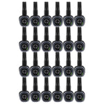 25 x Q-Audio QSD-3PRO 3 Channel Silent Disco Headphones