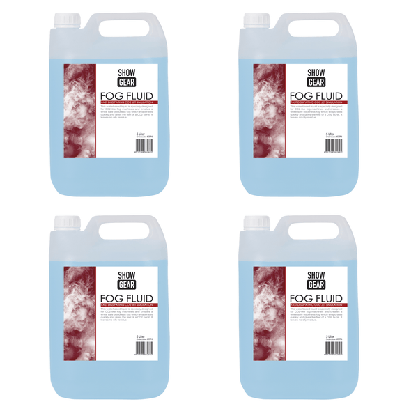 Showgear CO2 Blast Fluid - 4 x 5L Bottles