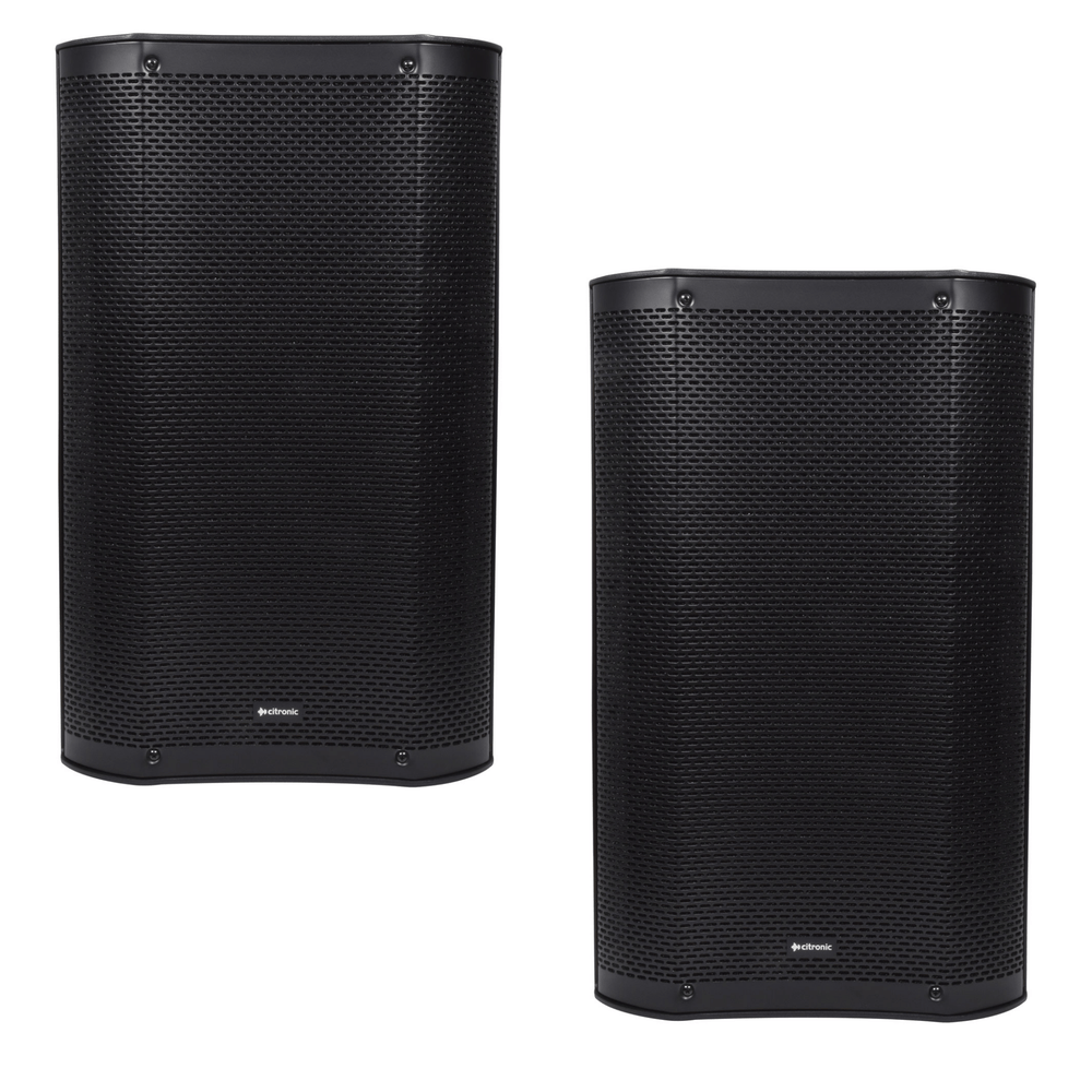 2 x Citronic CASA-12A Active Speakers