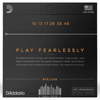 D'Addario NYXL 10-46 electric guitar strings three set pack packaging