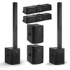 2 x LD Systems MAUI 28 G3 MIX Black Compact Cardioid Column PA System With Mixer and Carry Bags